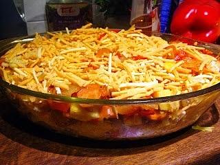 Zapiekanka z dyni makaronowej