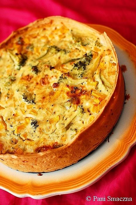 Tarta dyniowo-brokułowa