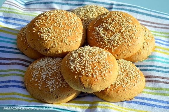 Zdrowa wersja bułek do hamburgerów