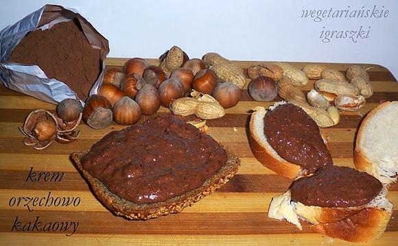 Krem orzechowo-kakaowy domowy przepis