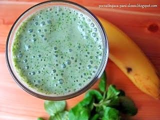 Smoothie z roszponką i bananem