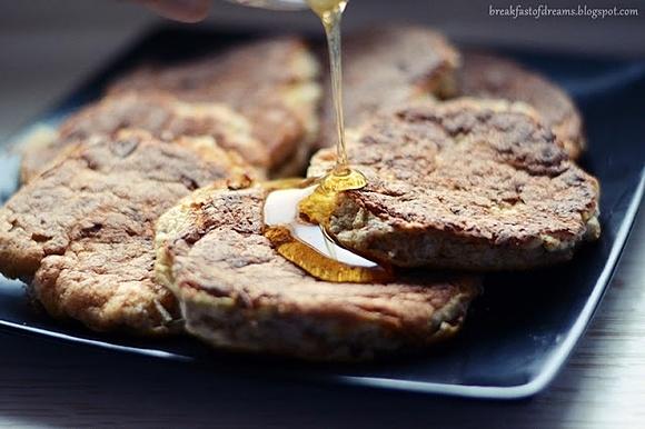 Pancakes z jabłkiem i miodową lawendą