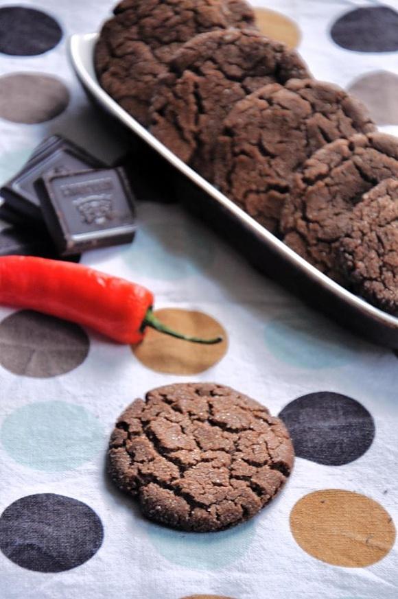 Meksykańskie ciasteczka czekoladowe z chilli