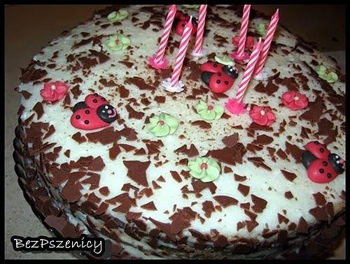 Tort makowo-pomarańczowy