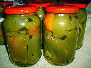 Zielona papryka marynowana