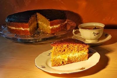 Tort pomarańczowo-dyniowy