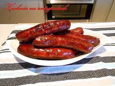 Chorizo w czerwonym winie