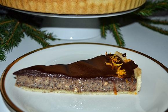 Tarta serowo-makowa z aromatem pomarańczy