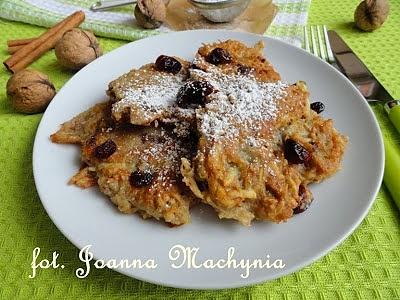 Placki ziemniaczane z żurawiną na słodko