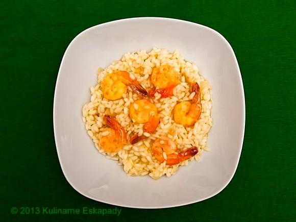 Risotto z krewetkami