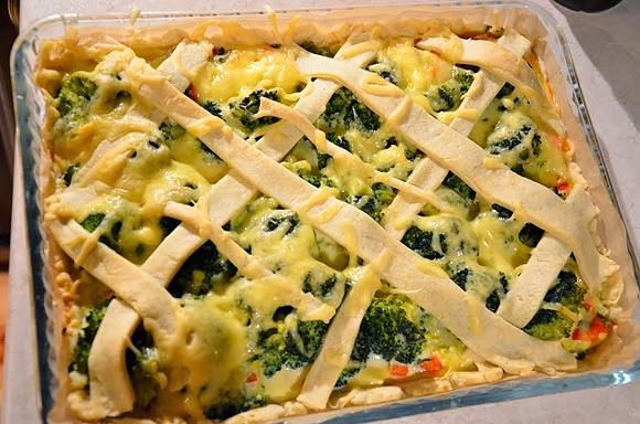 Tarta brokułowa