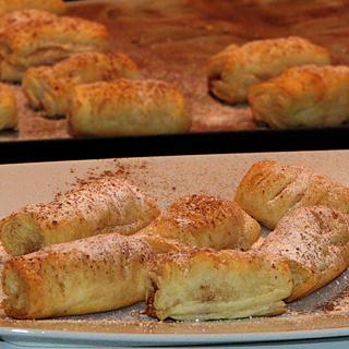 Ciasteczka francuskie z jabłkiem i cynamonem