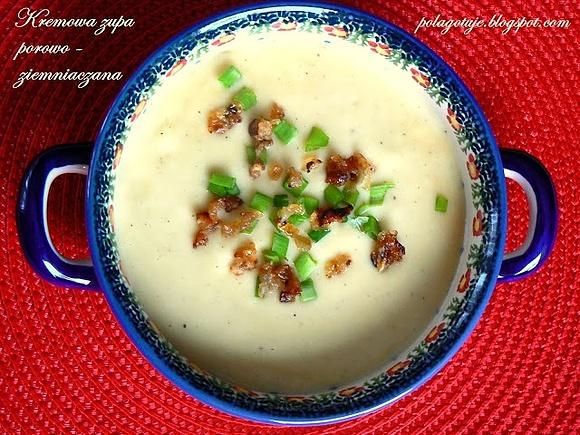 Zupa porowo-ziemniaczana