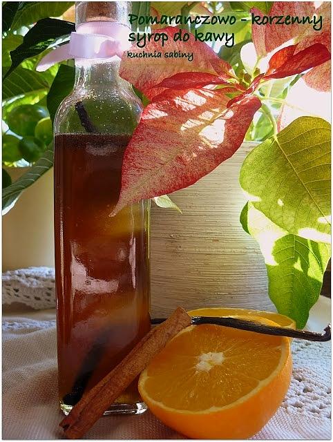 Pomarańczowo-korzenny syrop do kawy