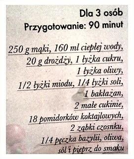 Pizza z bakłażanami i cukinią