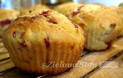 Muffiny z malinami