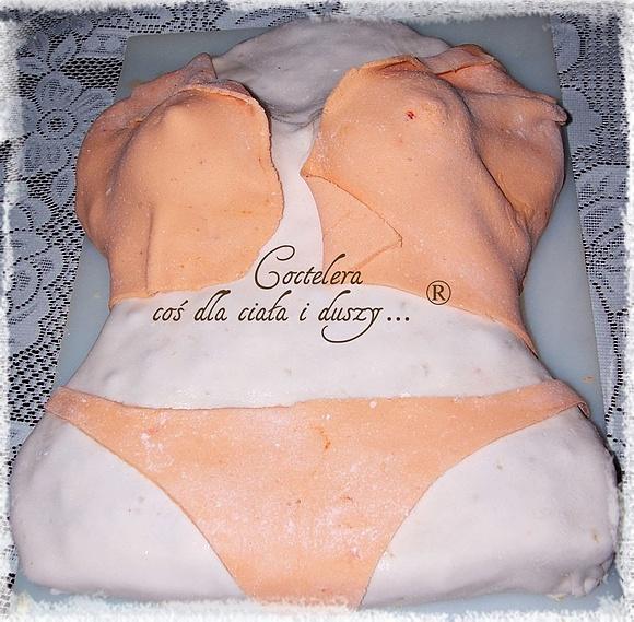 Tort na dzień chłopaka dla kobiet w bikini