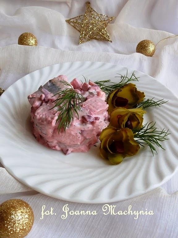 Sałatka śledziowa z buraczkami