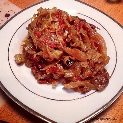 Bigos wegetariański - lekki, z warzyw i ziół