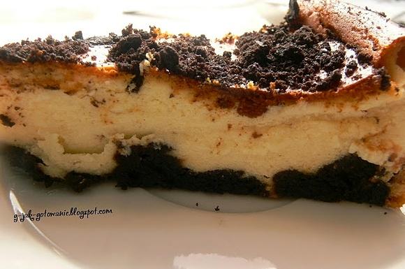 Sernik z ciasteczek Oreo