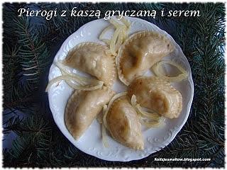 Pierogi z kaszą gryczaną i serem
