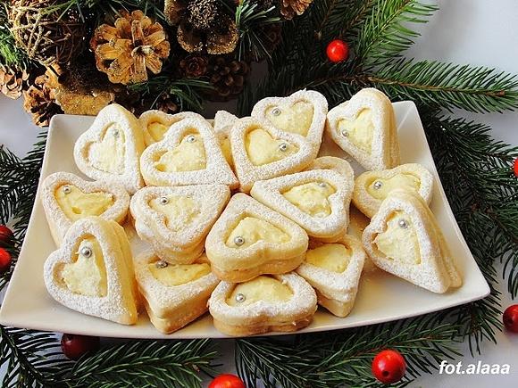 Ciasteczka z kremem karpatkowym