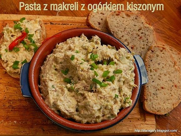 Pasta z makreli z ogórkiem kiszonym