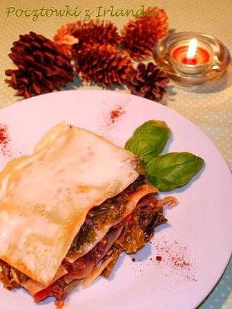 Lasagne z jarmużem