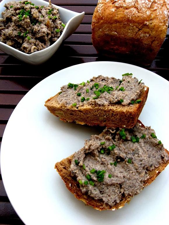 Pasta z pieczarek na kanapki zdrowa i odchudzona