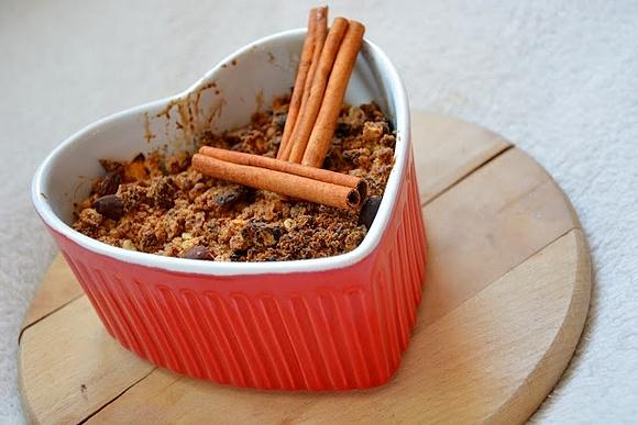 Crumble i zimowy serniczek