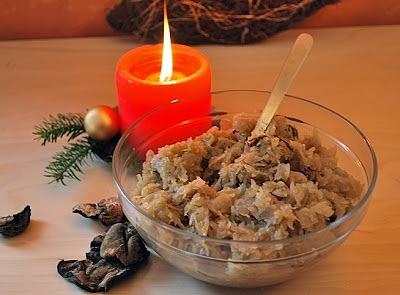 Kapusta z grzybami na Wigilię