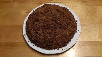 Kopiec kreta - ciasto z bananami i czekoladą