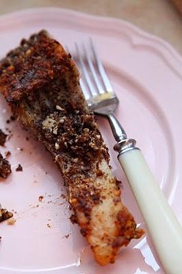 Karp w panierce orzechowo grzybowej z olejem rzepakowym