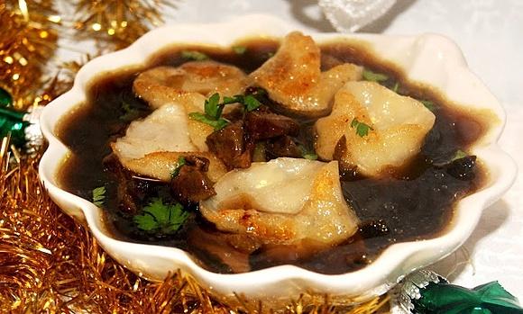 Grzybowa na Wigilię z uszkami