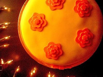 Tort kakaowy z mango