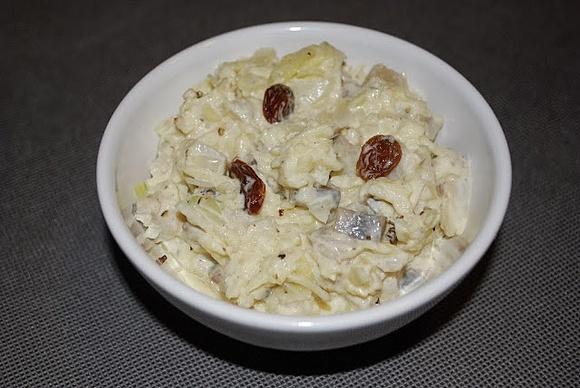 Pasta ze śledziem po żydowsku