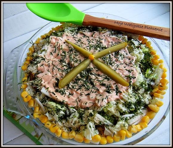 Moja wersja sałatki gyros