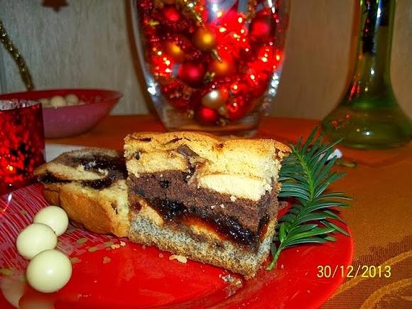 Ciasto z biszkoptami i makiem
