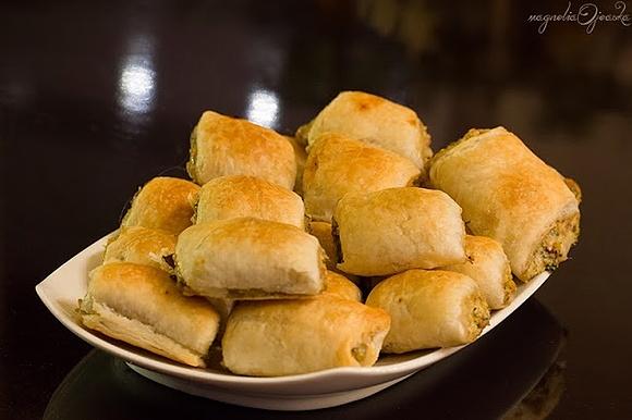 Paszteciki z pistacjami lekkie i mudahy jako dodatek