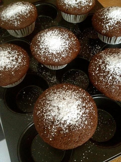 Muffinki czekoladowo-bananowe