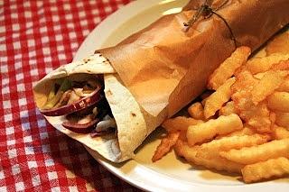 Durum kebab z kurczakiem