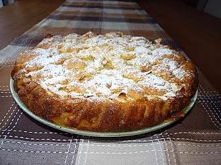 Ciasto z marcepanem i jabłkami