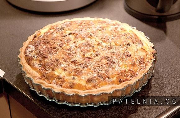 Tarta z gorgonzolą i gruszkami