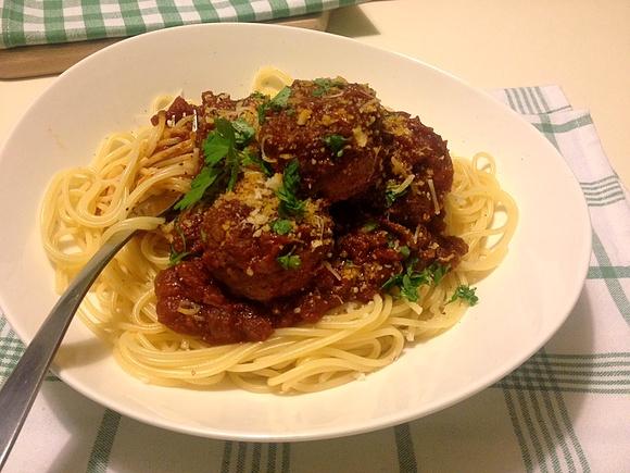 Spaghetti z klopsikami