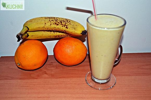 Koktajl pomarańczowo-bananowy
