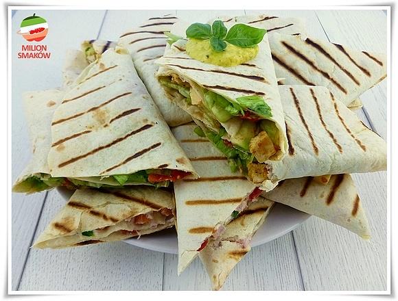 Grillowane tortille na dwa smaki