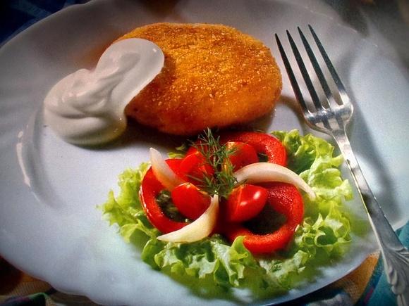 Smażony camembert