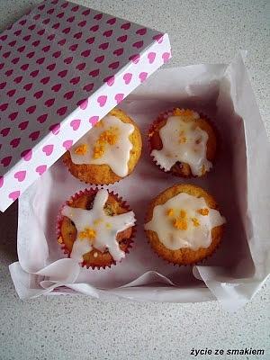 Kukurydziane muffiny z niespodzianką