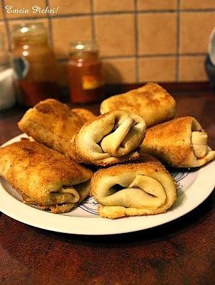 Krokiety z serem i pieczarkami