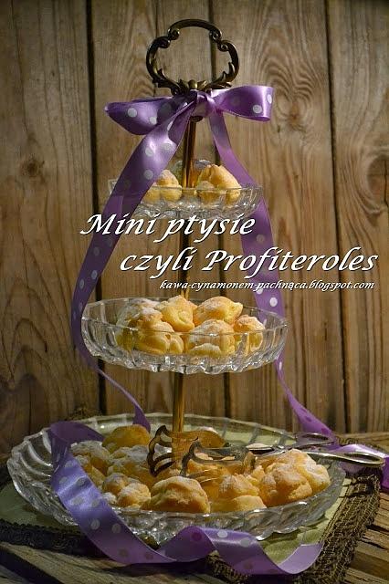 Mini ptysie profiteroles